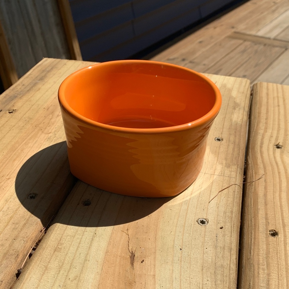 Fiestaware Retired Tangerine Orange Dish